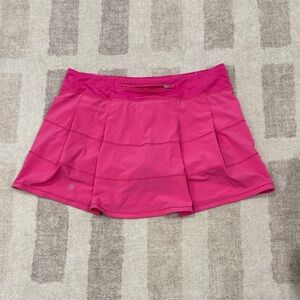 Lululemon Pink Skirt with Built-In Shorts – Size 12